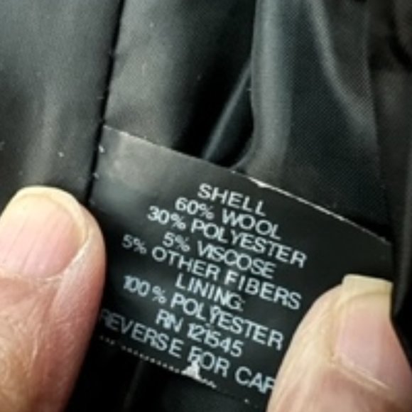 London Fog PL gray coat - Picture 4 of 4